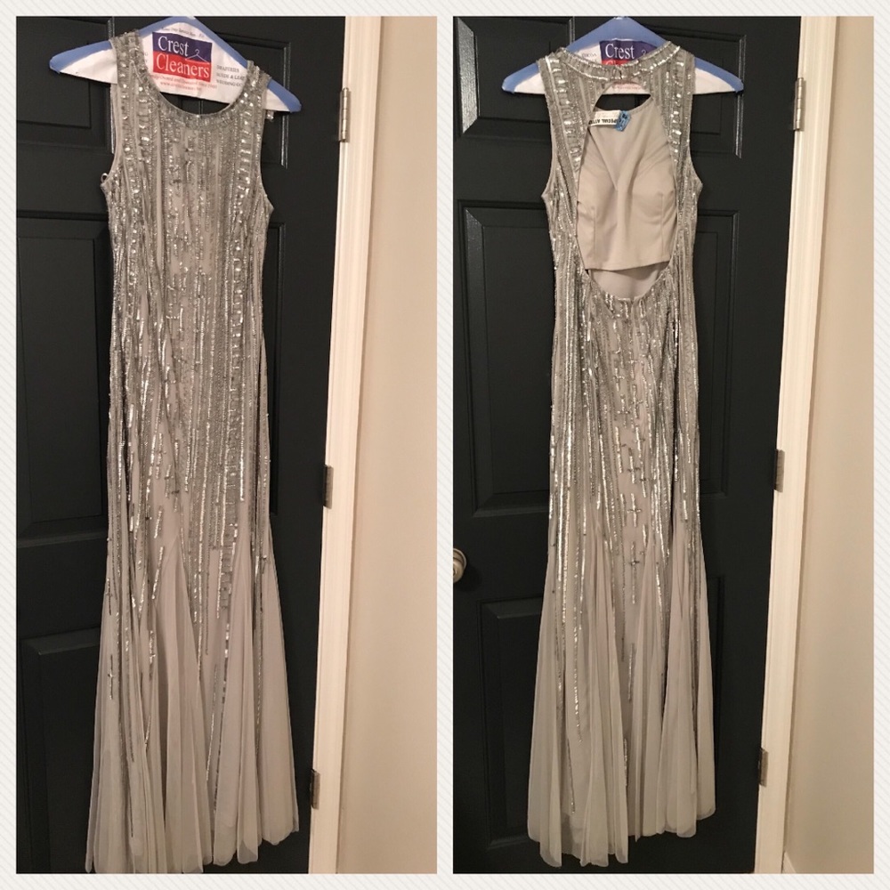 Aidan Mattox Beaded Gown